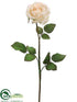 Silk Plants Direct Paper Rose Spray - Cream - Pack of 12