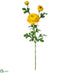 Silk Plants Direct Ranunculus Spray - Orange Yellow - Pack of 12