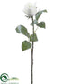 Silk Plants Direct Rose Bud Spray - Cream - Pack of 12