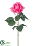 Silk Plants Direct Rose Spray - Salmon - Pack of 12