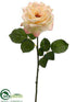 Silk Plants Direct Rose Spray - Ivory Pink - Pack of 12