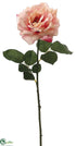 Silk Plants Direct Rose Spray - Pink Beige - Pack of 12