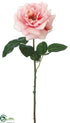 Silk Plants Direct Damask Rose Spray - Rose Cream - Pack of 12