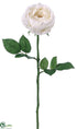 Silk Plants Direct Rose Spray - White - Pack of 12