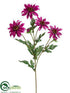 Silk Plants Direct Rudbeckia Spray - Violet - Pack of 12