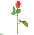 Silk Plants Direct Rose Bud Spray - Coral - Pack of 12