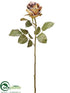 Silk Plants Direct Rose Spray - Plum Light - Pack of 24
