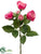 Rose Spray - Pink Two Tone - Pack of 12