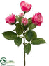 Silk Plants Direct Rose Spray - Pink Two Tone - Pack of 12