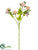 Silk Plants Direct Rose Spray - Cerise Cream - Pack of 24
