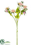 Silk Plants Direct Rose Spray - Cream Pink - Pack of 24