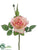 Silk Plants Direct Rose Spray - Cream Pink - Pack of 24