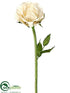 Silk Plants Direct Rose Spray - Vanilla - Pack of 12
