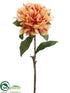 Silk Plants Direct Rhododendron Spray - Coral Yellow - Pack of 12