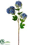 Silk Plants Direct Snowball Spray - Blue Green - Pack of 12