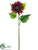 Silk Plants Direct Sunflower Spray - Red Brown - Pack of 12