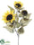 Sunflower Spray - Yellow Gold - Pack of 12