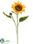 Sunflower Spray - Yellow Orange - Pack of 12