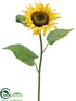 Silk Plants Direct Sunflower Spray - Yellow - Pack of 12