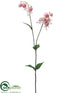Silk Plants Direct Silene Spray - Pink White - Pack of 12