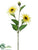 Sunflower Spray - Yellow Light - Pack of 12