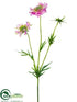 Silk Plants Direct Scabiosa Spray - Amethyst - Pack of 12