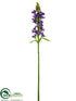 Silk Plants Direct Star of Bethlehem Spray - Purple - Pack of 12