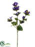 Silk Plants Direct Salvia Spray - Purple - Pack of 12