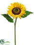 Silk Plants Direct Sunflower Spray - Yellow - Pack of 12