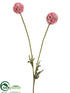 Silk Plants Direct Scabiosa Bud Spray - Pink - Pack of 12
