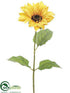 Silk Plants Direct Sunflower Spray - Yellow - Pack of 12