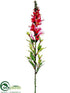 Silk Plants Direct Snapdragon Spray - Beauty Pink - Pack of 12
