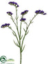 Silk Plants Direct Statice Spray - Purple - Pack of 12