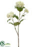 Silk Plants Direct Snowball Spray - White - Pack of 12