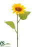 Silk Plants Direct Prairie Sunflower Spray - Yellow - Pack of 24