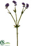 Silk Plants Direct Statice Spray - Purple - Pack of 12