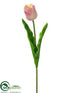 Silk Plants Direct Tulip Spray - Blush - Pack of 24