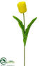 Silk Plants Direct Tulip Spray - Yellow - Pack of 24