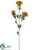 Blooming Thistle Spray - Orange - Pack of 12