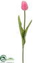 Silk Plants Direct Tulip Bud Spray - Cerise Two Tone - Pack of 12
