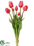 Silk Plants Direct Tulip Bundle - Cerise - Pack of 12