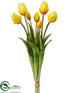 Silk Plants Direct Tulip Bundle - Yellow - Pack of 12