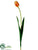 French Tulip Spray - Yellow Red - Pack of 12