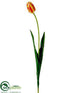 Silk Plants Direct French Tulip Spray - Yellow Red - Pack of 12