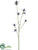 Silk Plants Direct Thistle Spray - Purple - Pack of 12