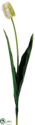 Silk Plants Direct Dutch Tulip Spray - Green Pink - Pack of 12