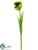 Silk Plants Direct Tulip Spray - Green Two Tone - Pack of 12