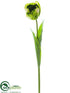 Silk Plants Direct Tulip Spray - Green Two Tone - Pack of 12