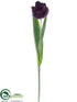 Silk Plants Direct Tulip Spray - Violet - Pack of 12