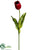 Tulip Spray - Red - Pack of 12